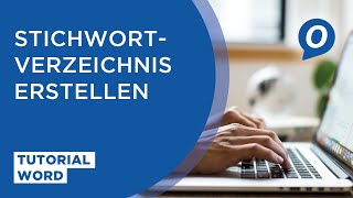 Tutorial Microsoft Word Stichwortverzeichnisse erstellen [upl. by Adiaz665]