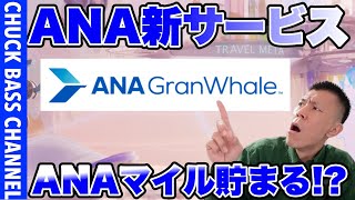 ANAマイル貯まる新サービスANA GranWhaleサービス開始✈️ [upl. by Samuela468]