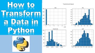 How to Perform Data Transformation for Normality in Python [upl. by Kornher]