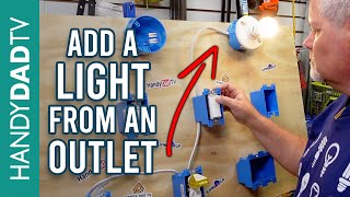 How to Add a Light from an Outlet [upl. by Ingunna939]