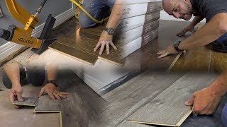 How to Install Vinyl Flooring  Laminate Flooring and Hardwood [upl. by Sisile]