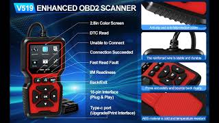 DATANG OBD2 Scanner Diagnostic Tool [upl. by Nalyt]