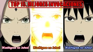 15 MEJORES INVOCACIONES DE NARUTO  Loquendo [upl. by Airehtfele362]