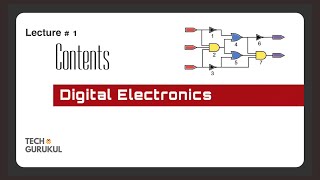 Digital Logic Design  Contents  TECH GURUKUL [upl. by Tempest90]