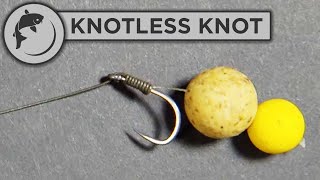 How To Tie a Knotless Knot or Hair Rig [upl. by Fricke689]