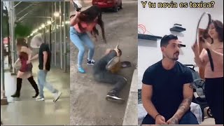 Novias celosas toxicas y bromas de pareja para morir de risa😂 [upl. by Ariaes861]