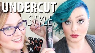 How to Style an Undercut  Hairstyle for Women [upl. by Zednanref356]