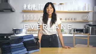 5 Easy Tips to Make Your Jeans Last Longer  Everlane Product Care [upl. by Raamal]