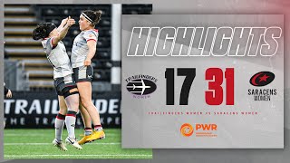 MAY CAMPBELL HATTRICK  Trailfinders Women vs Saracens Women  PWR Round 16 Highlights [upl. by Yanehc315]