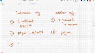 iGCSE  GCSE Chemistry Condensation polymerization 1418 [upl. by Ladnor921]