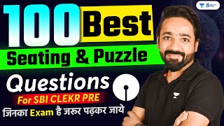 SBI Clerk 2023  Best Seating and Puzzle Questions  Reasoning  Puneet [upl. by Palmore]