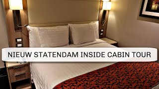 Holland America Line Nieuw Statendam Cruise Ship Cabin Tour  Inside Category K [upl. by Oneida]