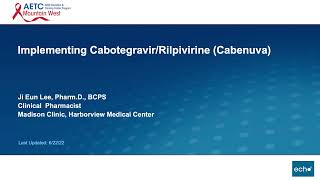 Implementing CabotegravirRilpivirine Cabenuva [upl. by Niccolo]