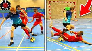 I Played in a PRO FUTSAL MATCH amp It Got DANGEROUS Football Skills amp Goals [upl. by Haek221]