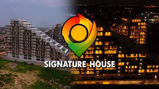 SIGNATURE HOUSE ACCRA GHANA IN 4K  You Will Love the Night Aerial View  DJiMini [upl. by Adali]