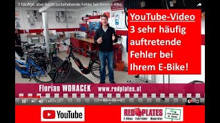 3 häufige aber leicht zu behebende Fehler bei Ihrem EBike [upl. by Anaugahs]