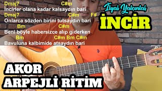 İlyas Yalçıntaş  İncir Gitar Dersi  AKOR  ARPEJ  RİTİM ORJİNAL TON [upl. by Nanek]