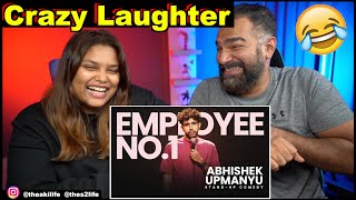 Employee No1  Standup Comedy by Abhishek Upmanyu Reaction [upl. by Trahern]