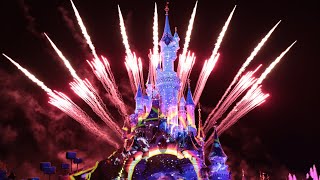 Disney Illuminations  Disneyland Paris 2019  4K Steadycam [upl. by Atiuqaj]