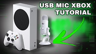 How to Connect USB MICROPHONE to XBOX Easiest way possible Xbox One Series XS [upl. by Nerha]