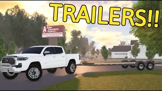 TRAILERS IN GREENVILLE  Greenville Roblox Update Video [upl. by Kingston]