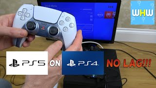 How to Use PS5 DualSense Controller on PS4 NOT Remote Play [upl. by Rennob48]