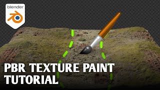 Blender Tutorial PBR Texture Paint [upl. by Lakym844]