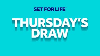 The National Lottery Set For Life draw results from Thursday 18 July 2024 [upl. by Acissev184]