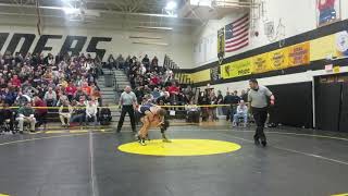 NJ Wrestling St Joseph Mont Sammy Alvarez escapes for technical fall semifinal win [upl. by Maker208]