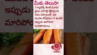 Carrot Healthy Tip  Energy Tip  క్యారెట్ హెల్తీ టిప్  ఔషధము  ఆరోగ్య సూత్రాలు TheWellnessWayW [upl. by Jennifer]