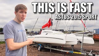 ASTUS 205 SPORT TRIMARAN  Boat Review  Test Sail [upl. by Anirdua]