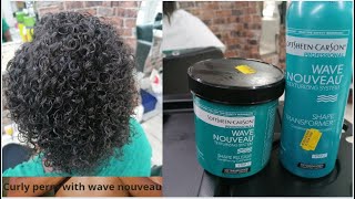 How to  Curly Perm Retouch with Wave Nouveau [upl. by Aniham280]