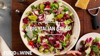 Big Italian Salad  Food amp Wine [upl. by Nabalas]