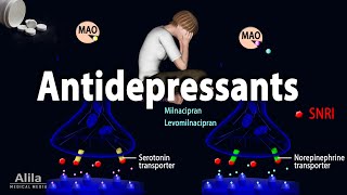 Pharmacology  Antidepressants Animation [upl. by Hudgens]