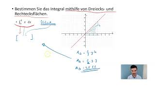 Integral mithilfe von Dreiecksflächen bestimmen [upl. by Yuji67]