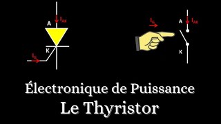 Électronique de Puissance Le Thyristor [upl. by Aicac]