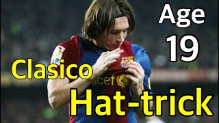 伝説の試合 1 19歳メッシ クラシコハットトリック ～世界に衝撃を与えた試合～ Messi hattrick El Clasico [upl. by Andrei]