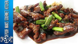 Mongolian Beef  Chinese Restaurant Cooking Secrets  PoorMansGourmet [upl. by Euqinemod]