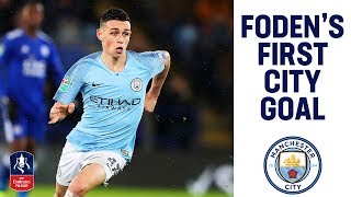 Phil Foden Scores His First Home City Goal  Man City 20 Rotherham  Emirates FA Cup 201819 [upl. by Otxilac408]