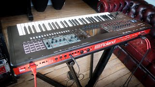 Roland Fantom 6 Synthesizer Unboxing amp Demo [upl. by Khorma]