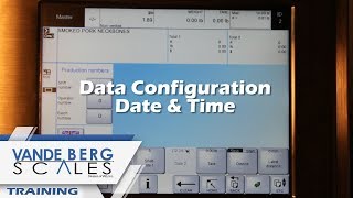 Bizerba GLME Training Data Configuration  Date amp Time [upl. by Chrotoem]