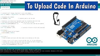 How to Upload CodeSketch in Arduino  Arduino IDE ⏩ [upl. by Washburn258]