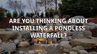 You Must See This Before Installing A Pondless Waterfall [upl. by Eyde]