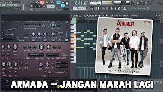 Armada  Jangan Marah Lagi Karaoke FL Studio [upl. by Rakabuba21]