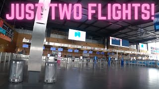 Unplanned vlog at empty Charleroi Airport 🇧🇪 ✈ [upl. by Sonnie]