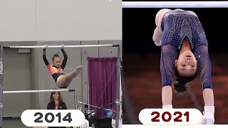 Sunisa Lee  Uneven Bars Evolution  20142021 [upl. by Hans]