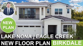 NEW PLAN Lake Nona Luxury Home  Jones Homes Birkdale  Eagle Creek  Double Balcony 5B 55B 3TC [upl. by Eceerahs612]