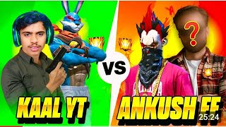 KAAL YT 🆚 ANKUSH FF ll CS RENKED😱1VS4👿GRARENA FRE [upl. by Soinotna]