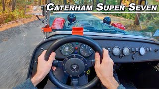 1987 Caterham Super Seven 1700 POV  The Lightweight That Proves Less is More Binaural Audio [upl. by Esylla]