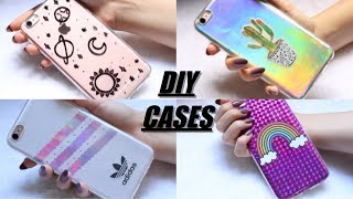 DIY 8 Capinhas de Celular  Estilo Tumblr [upl. by Eceirehs]